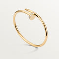Couple bracelet in gold nail style with strong clasp and durable material