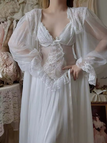 Soft girl princess sleepwear with dreamy fairy details