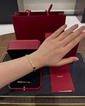 Durable waterproof bracelet with luxury polished gold finish
