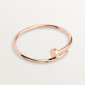 Romantic rose gold bracelet in nail shape, waterproof finish