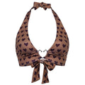 Y2K heart-print crop top for women’s summer outfits