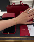 Shiny crystal gold bracelet for birthday, anniversary or fashion wear