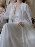 Victorian-inspired fairycore sleepwear with elegant feminine vibes