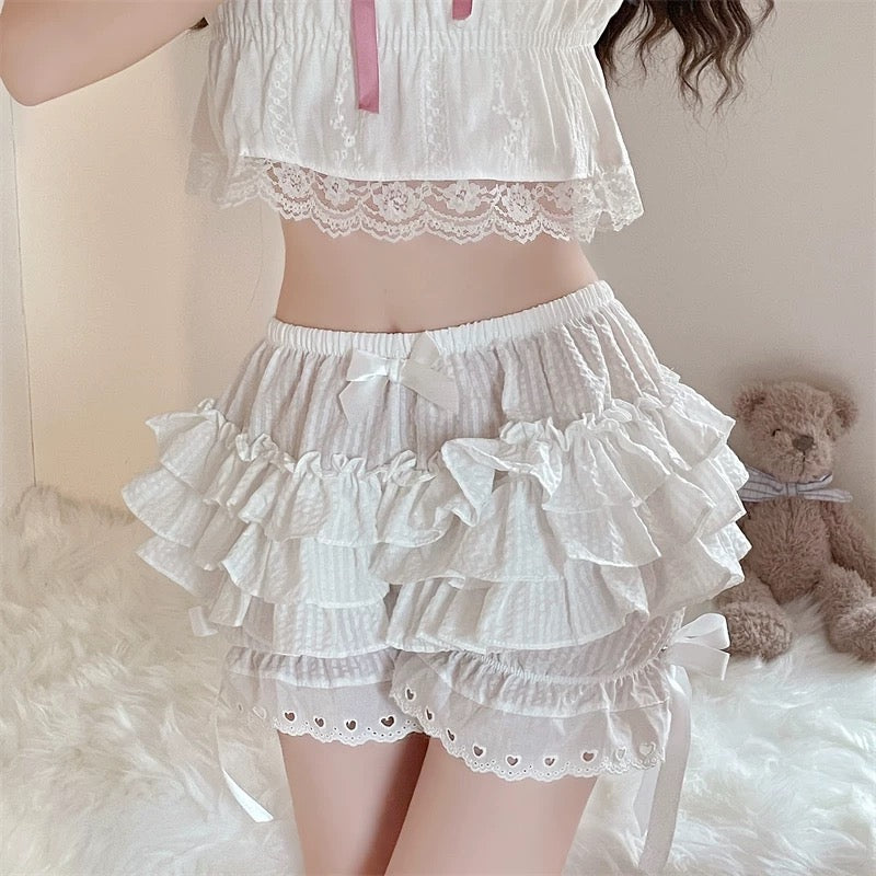 Victorian-inspired pettipants with pumpkin design