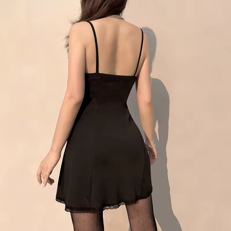 Spaghetti strap party dress for E-girls