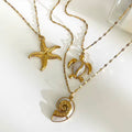 Trendy ocean-themed necklace for summer and vacation outfits