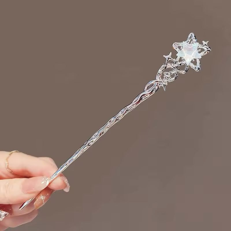Vintage moonstone hair stick for fairycore lovers
