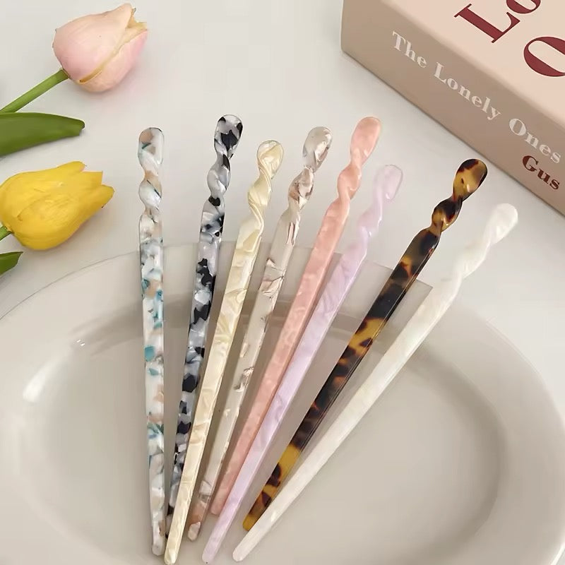 Chinese-style chopstick hair clip for traditional updos