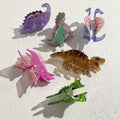 Stylish acetate chameleon hair claw for strong grip styling