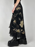 Back view emphasizing the seamless design and comfortable fit of the skirt.