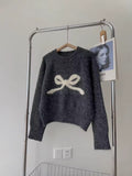 Cozy knitwear for winter featuring coquette style
