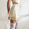 High-waist Y2K aesthetic shorts for vintage-inspired looks
