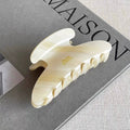 Elegant black crab hair clip for strong grip styling