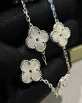 One-size bracelet in white gold, 21 cm, comfortable fit