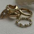 Stylish statement gold cuff bracelet for boho fashion