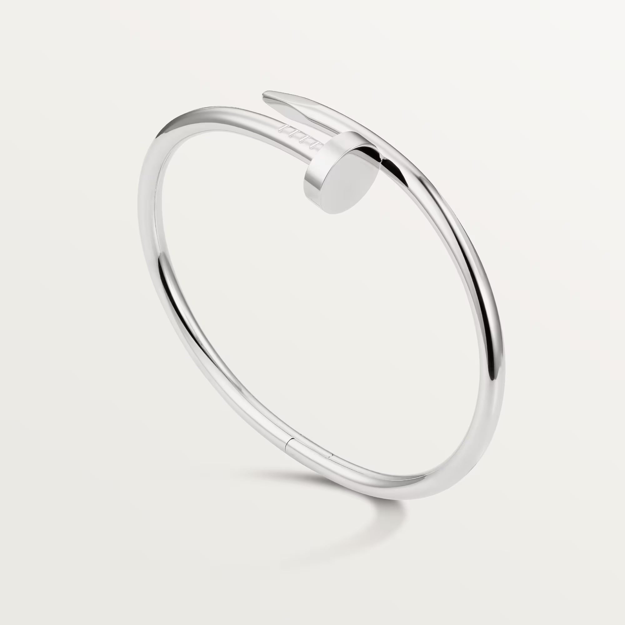 Designer luxury nail bracelet, crystal-embedded, elegant and strong