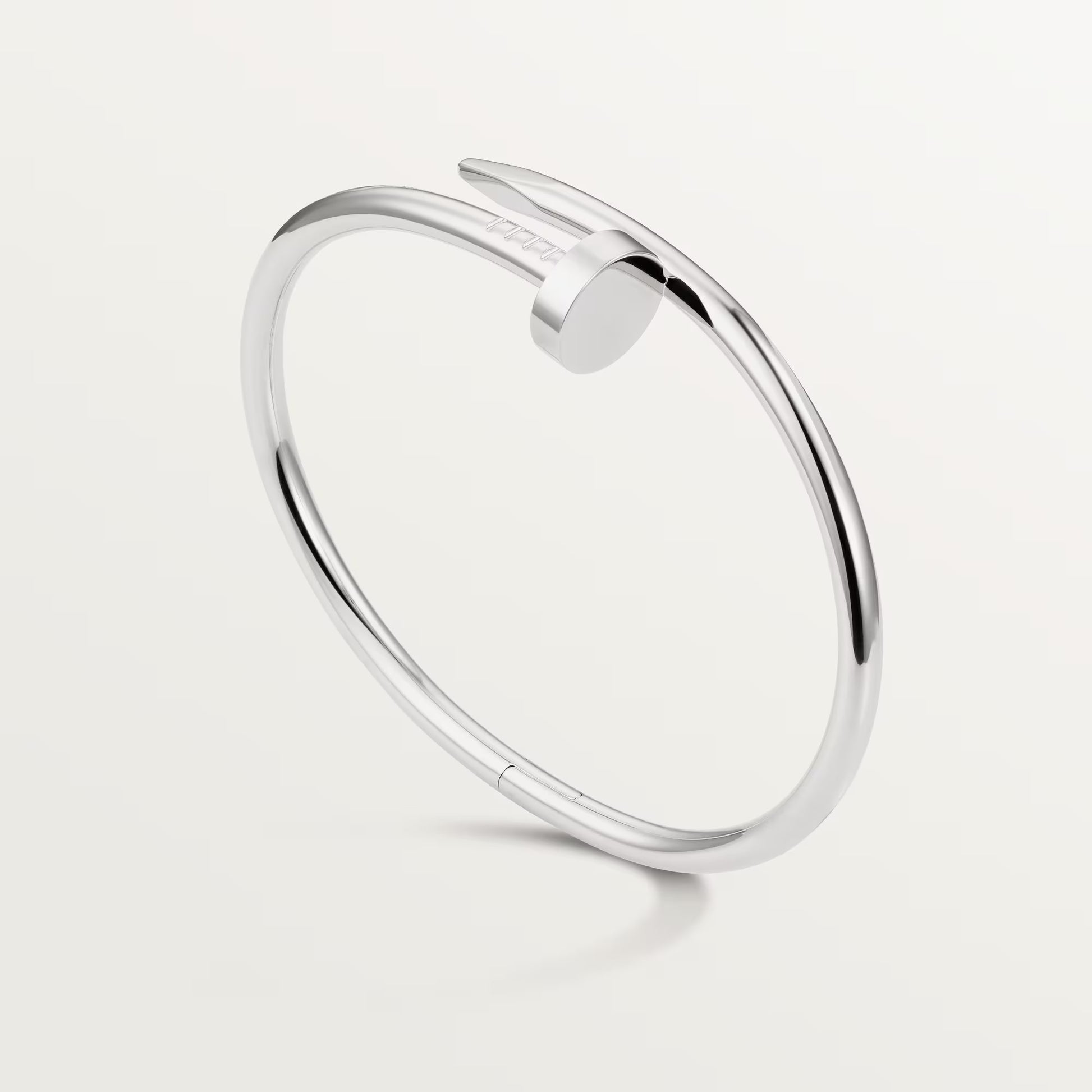 Designer luxury nail bracelet, crystal-embedded, elegant and strong