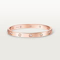 Top quality love bracelet in gold for romantic gifting