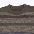 Vintage aesthetic striped knit pullover for everyday outfits