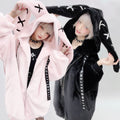 Lavender harajuku jacket for sweet punk girl outfit