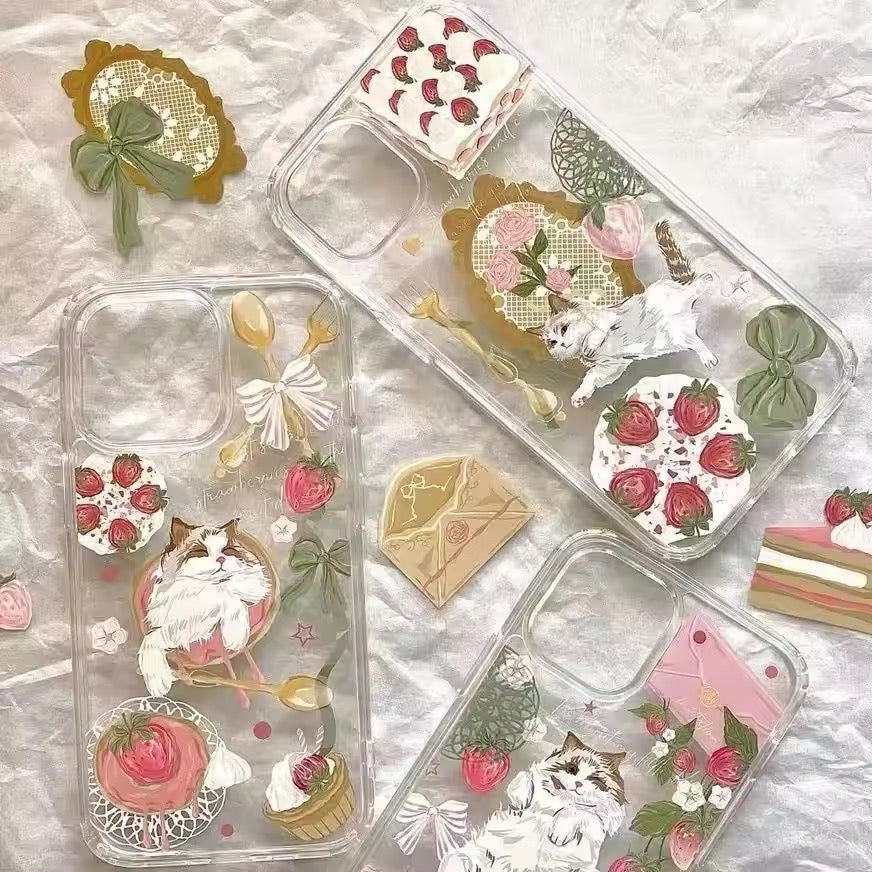 Aesthetic Cottagecore Phone Cover for iPhone 16, 15, 14, 13, 12, 11
