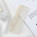 Handmade Korean acetate comb with polished saw-cut edges