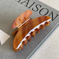 Minimalist black shark hairpin for everyday wear