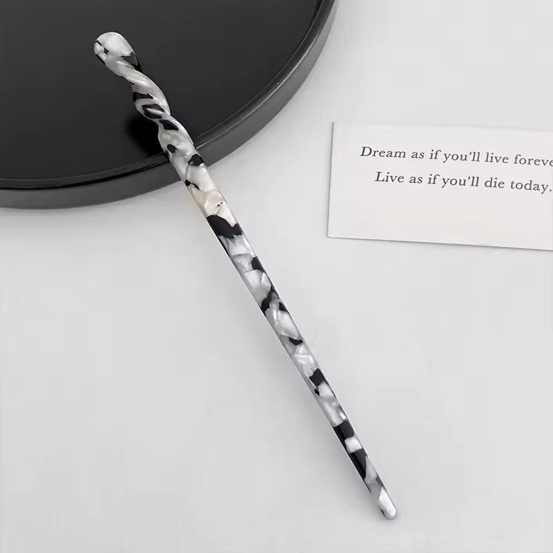 Versatile chopstick-shaped hairpin for effortless styling