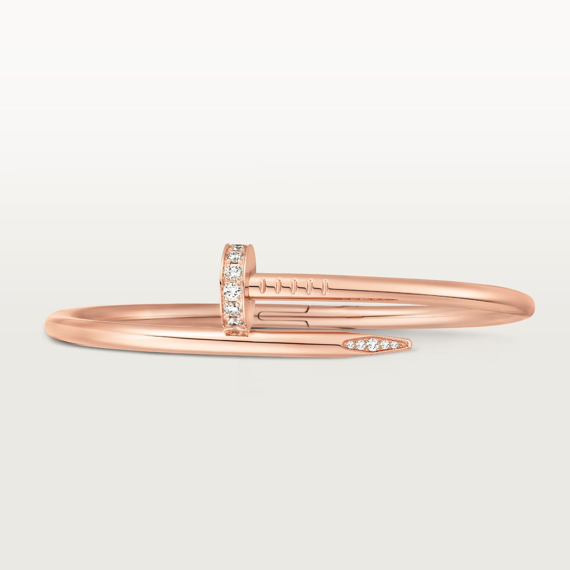 Designer rose bracelet from AGCW with crystal details and shine