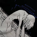 Cozy aesthetic grunge knitwear for winter with anime art