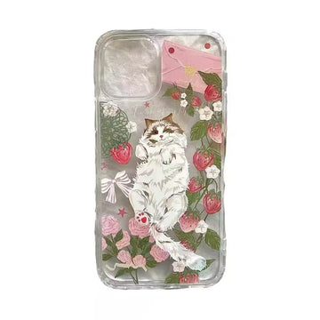 Aesthetic Cottagecore Phone Cover for iPhone 16, 15, 14, 13, 12, 11
