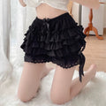 Harajuku fashion lace panties with ruffle design