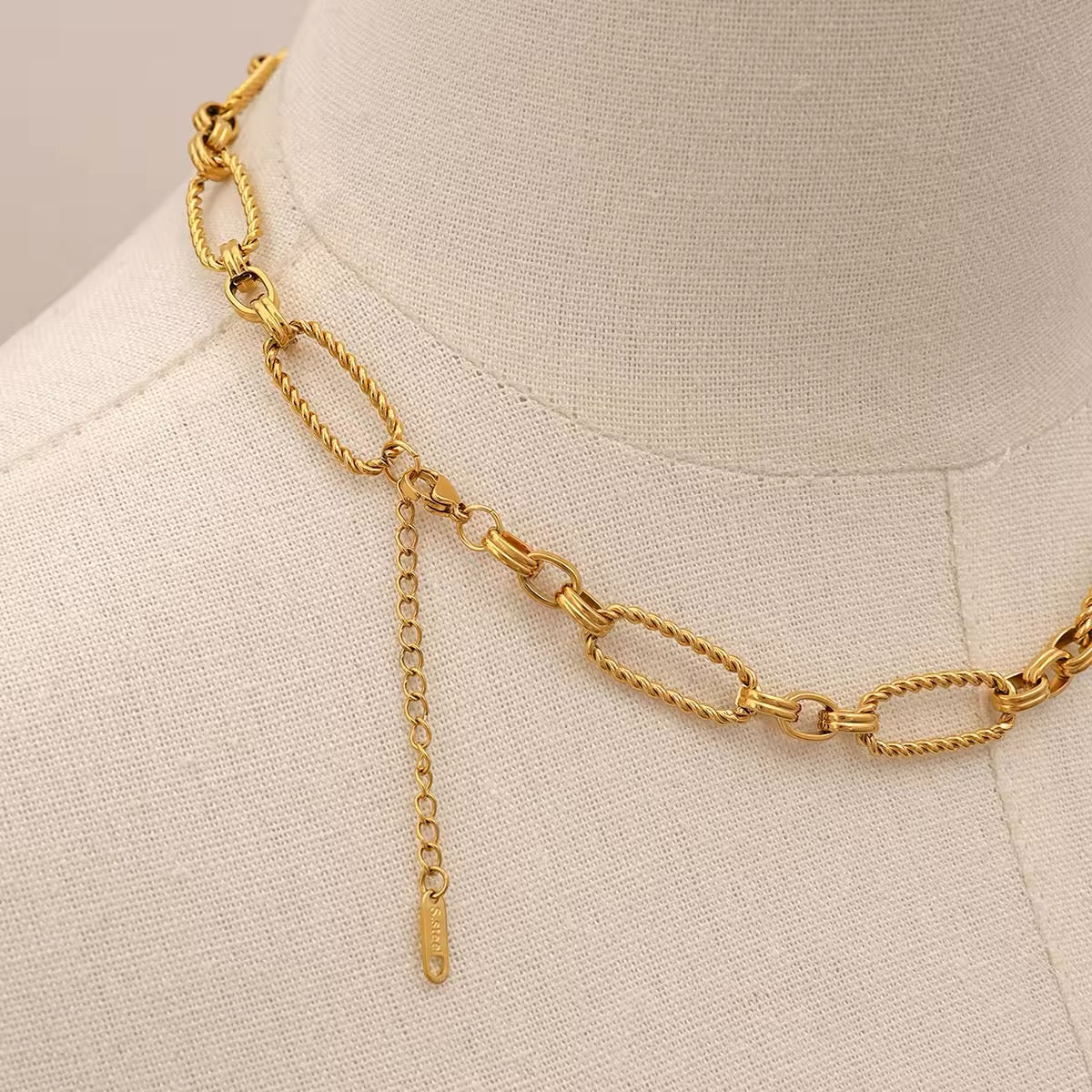 Elegant statement pearl and ceramic charm necklace