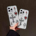 Snake & Cross iPhone Case with Retro European Design