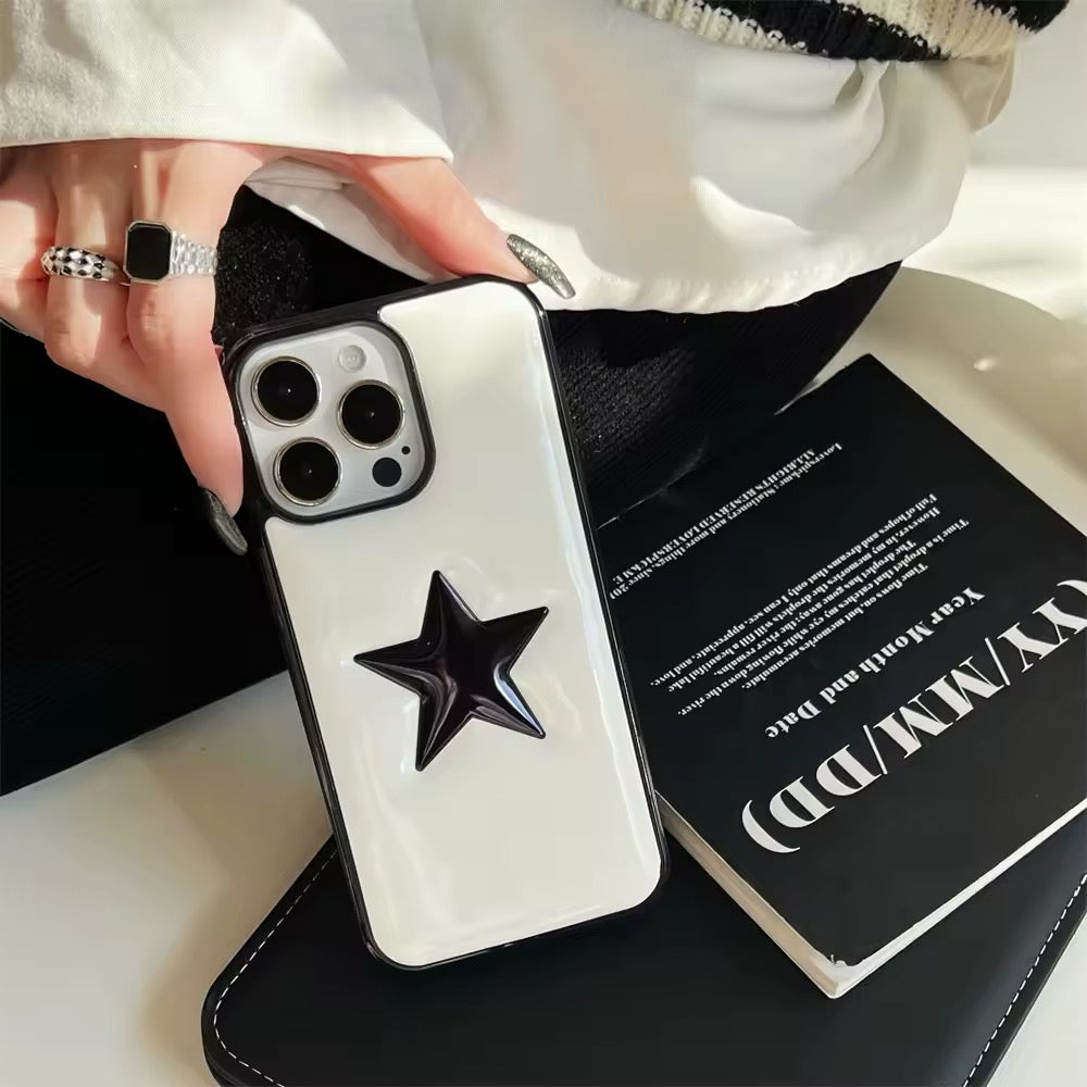 Image of the case in a flat lay with other Korean-style accessories.