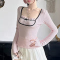 Chic pastel knitwear for autumn and spring layering