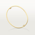 Gold-plated love bracelet with beautiful curved shape