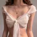 Y2K lace corset cami, perfect for romantic vintage outfits
