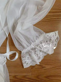 Fairycore white lace robe for aesthetic bedroom decor