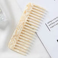 Wide tooth acetate comb for professional hairdressing