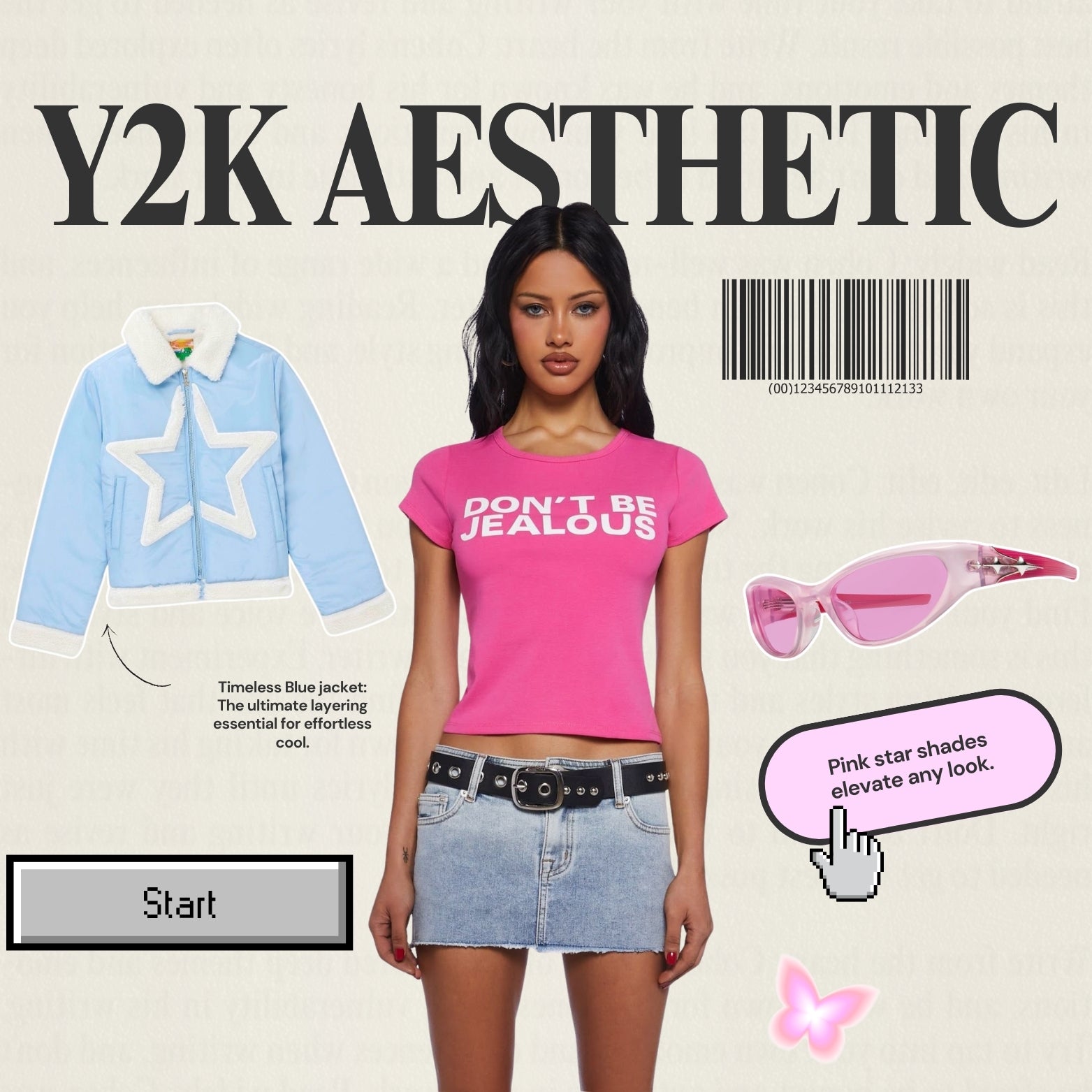 Y2K Aesthetic Clothing Collection – Bold, Retro & Iconic Styles – AGCW