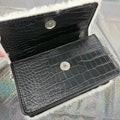 Soft gothic mini bag with cross appliqué, perfect for Y2K grunge look